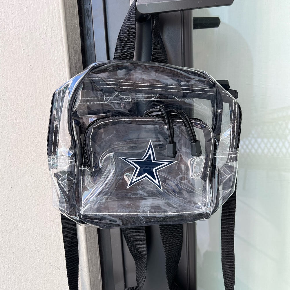 Clear stadium approved Dallas cowboys star bag